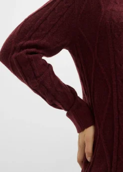 Hot Vestido de punto trenzado Mujer Vestidos|Ropa De Punto