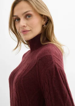 Hot Vestido de punto trenzado Mujer Vestidos|Ropa De Punto