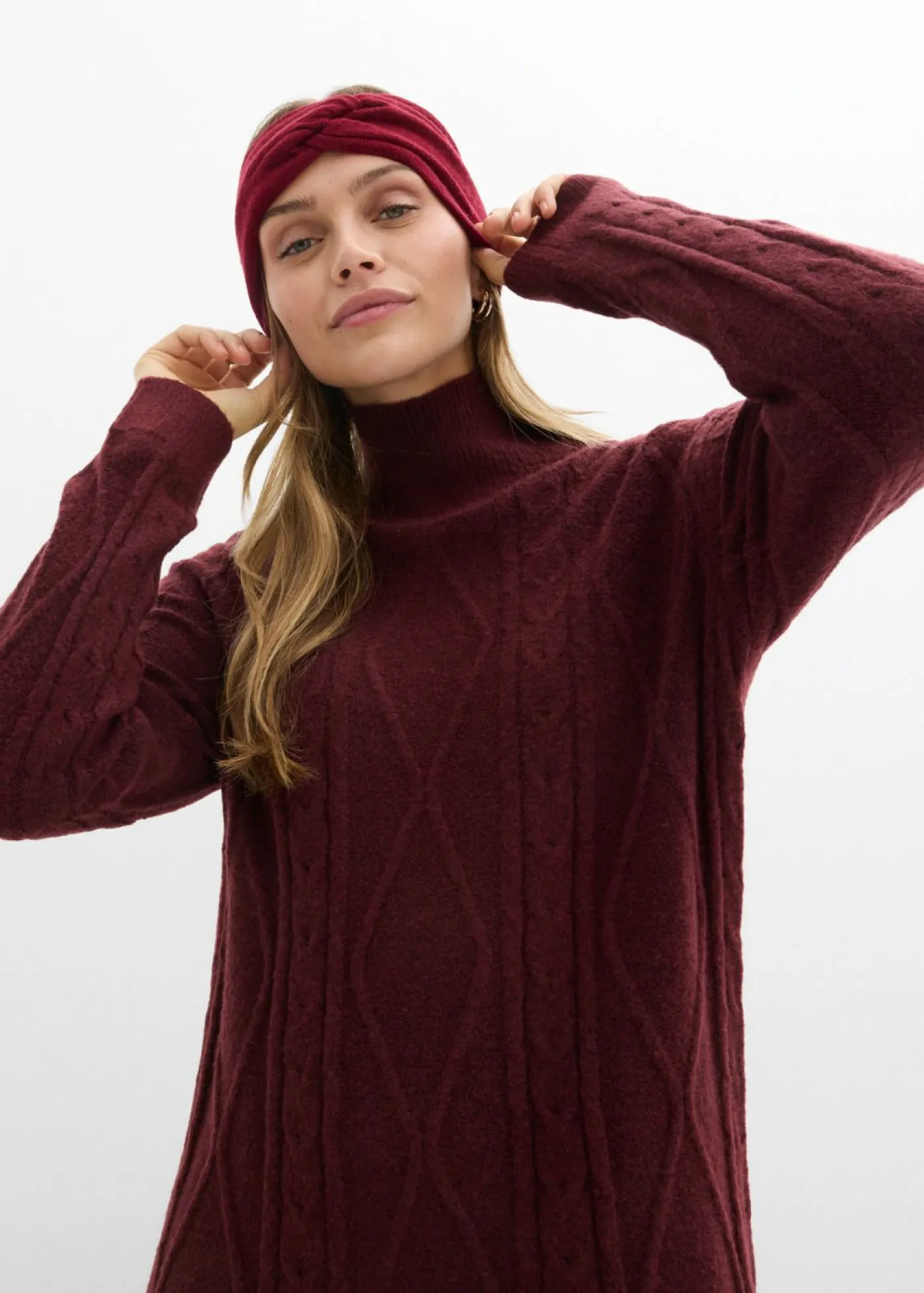 Hot Vestido de punto trenzado Mujer Vestidos|Ropa De Punto