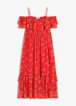 Hot Vestido de punto y malla Mujer Vestidos