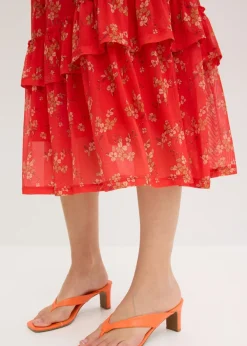 Hot Vestido de punto y malla Mujer Vestidos