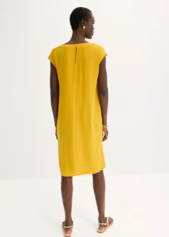 Vestido de tejido estructurado Mujer Vestidos