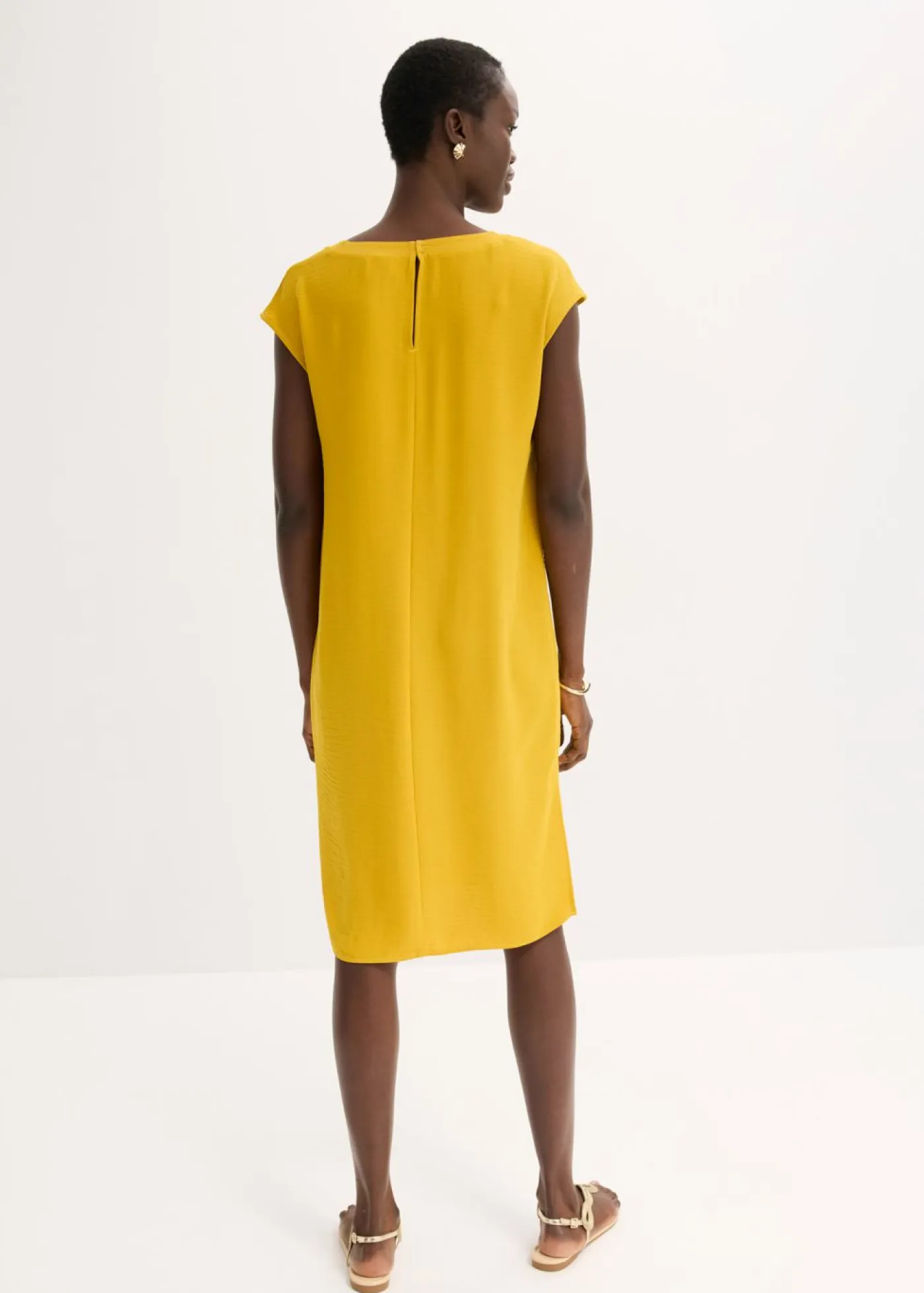 Vestido de tejido estructurado Mujer Vestidos