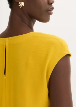 Vestido de tejido estructurado Mujer Vestidos