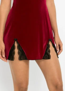 Clearance Vestido de terciopelo Mujer Corsés|Lencería