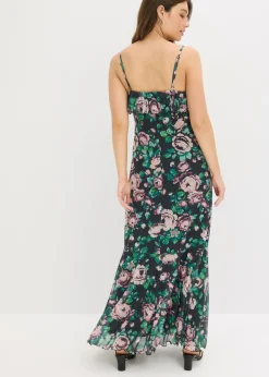 New Vestido de tirantes de malla suave Mujer Vestidos|Tallas Pequeñas