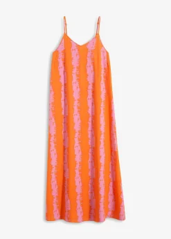 Best Vestido de tirantes de viscosa fluida Mujer Vestidos