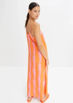 Best Vestido de tirantes de viscosa fluida Mujer Vestidos