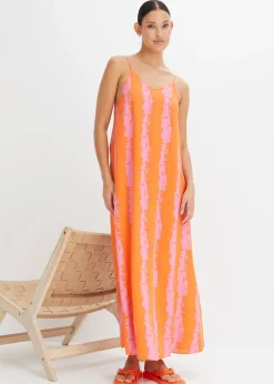 Best Vestido de tirantes de viscosa fluida Mujer Vestidos