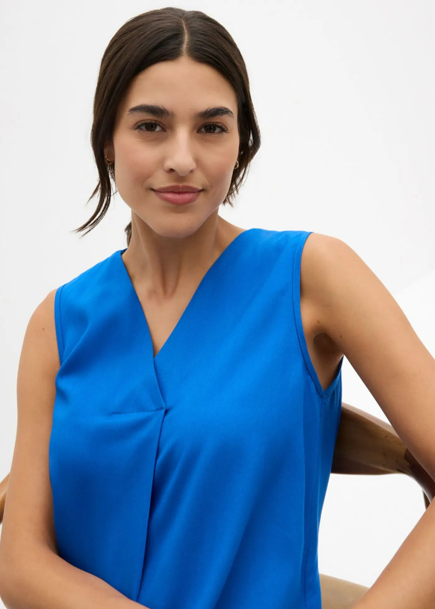 Online Vestido de tirantes de viscosa fluida Mujer Vestidos