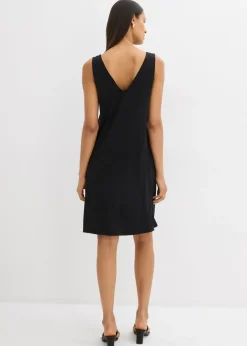 New Vestido de tirantes fluido con escote en V Mujer Esenciales|Vestidos