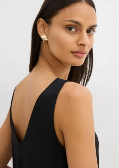 New Vestido de tirantes fluido con escote en V Mujer Esenciales|Vestidos
