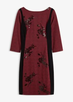 Hot Vestido de tubo con bordado de lentejuelas Mujer Vestidos