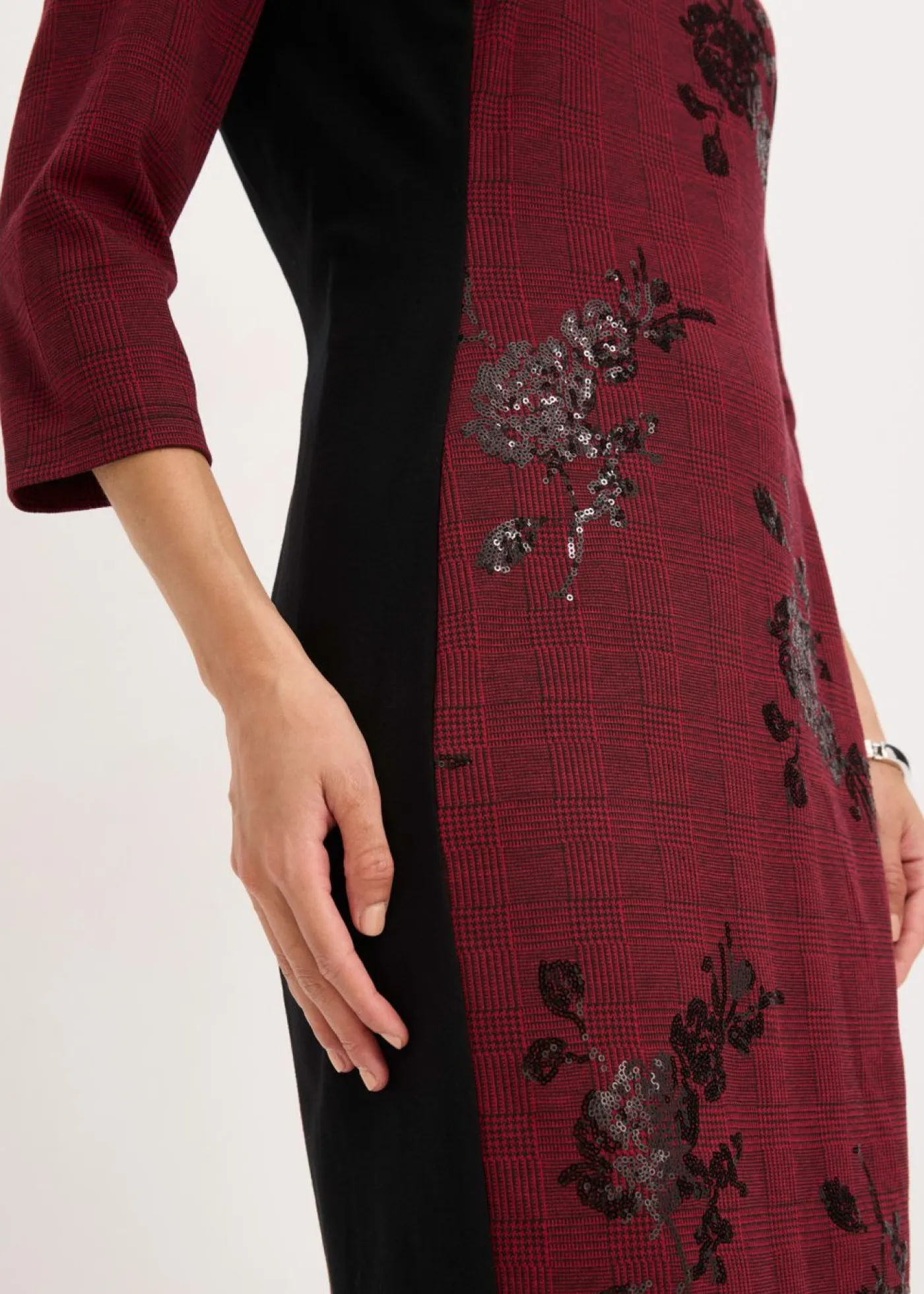 Hot Vestido de tubo con bordado de lentejuelas Mujer Vestidos