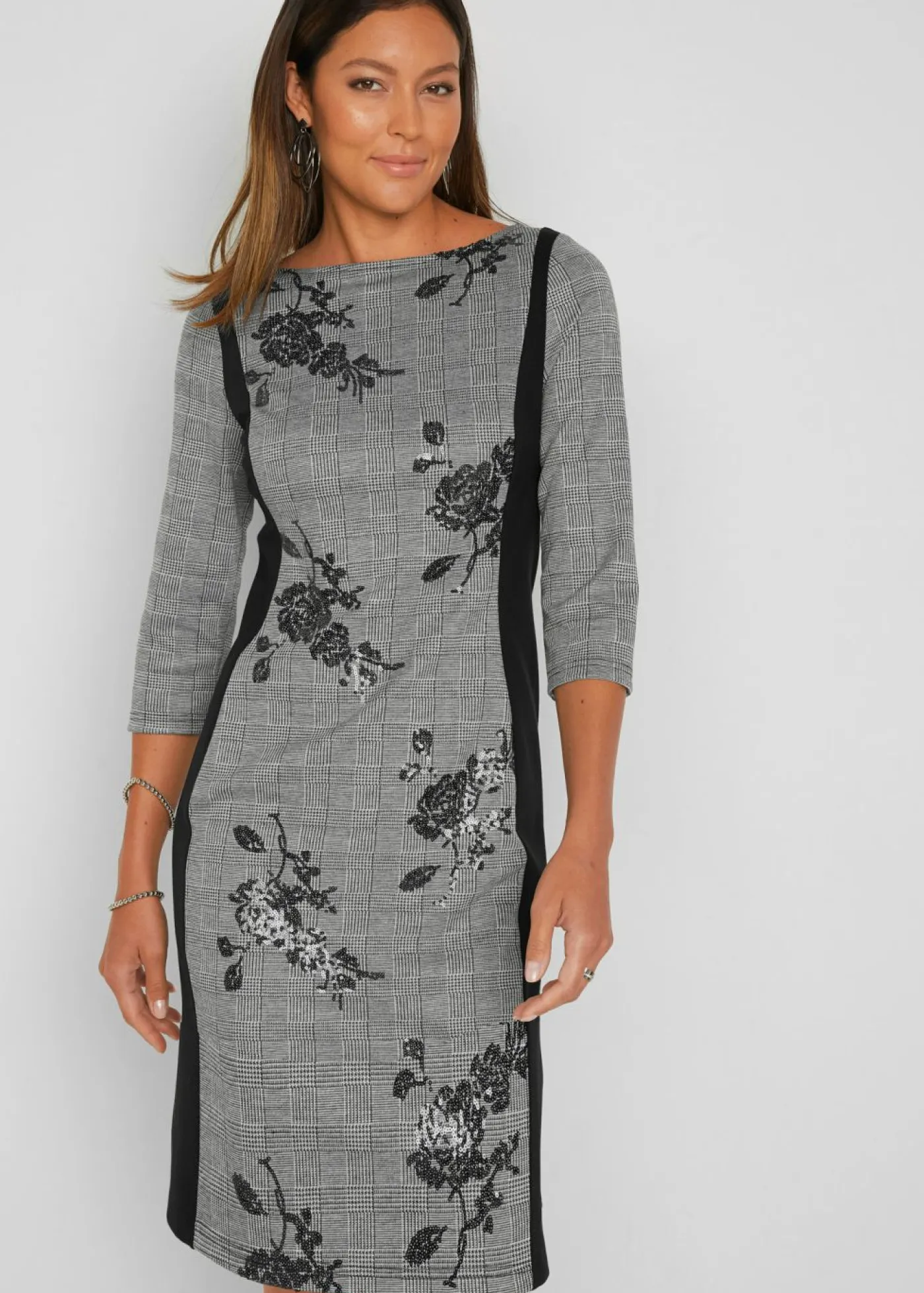 Online Vestido de tubo con bordado de lentejuelas Mujer Vestidos