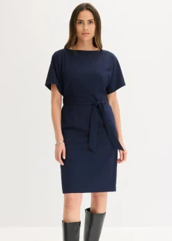 Clearance Vestido de tubo con mangas tipo murciélago Mujer Vestidos