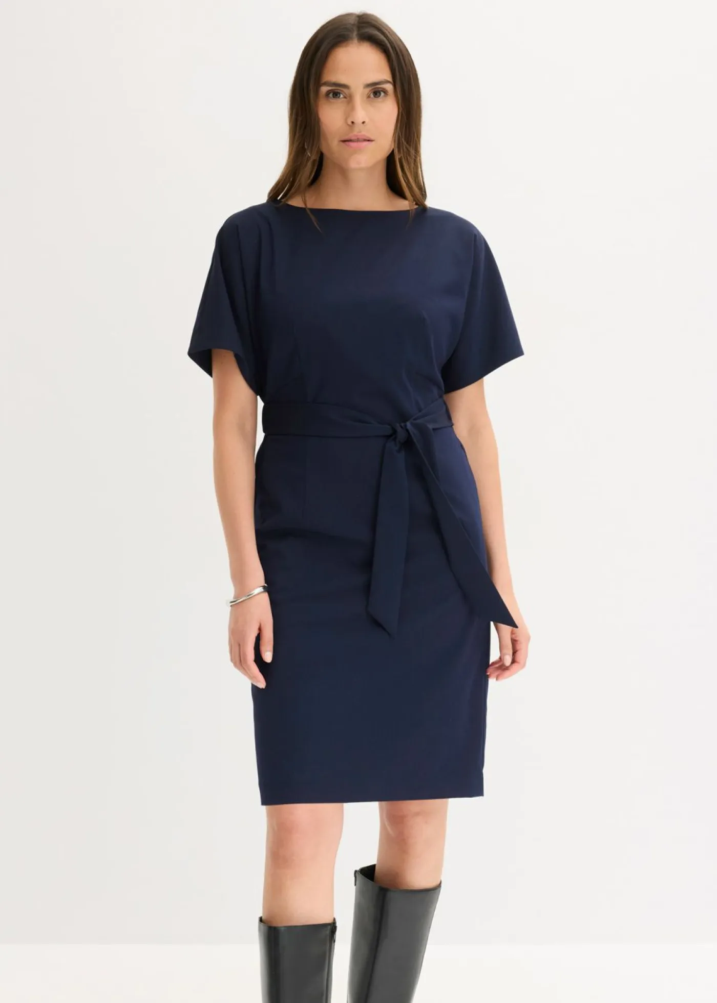Clearance Vestido de tubo con mangas tipo murciélago Mujer Vestidos