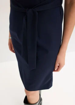 Clearance Vestido de tubo con mangas tipo murciélago Mujer Vestidos