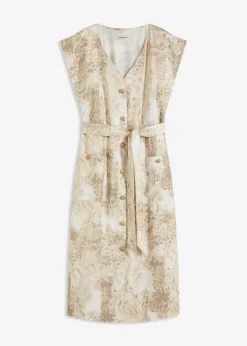 Online Vestido de viscosa con cordón (2 piezas) Mujer Vestidos