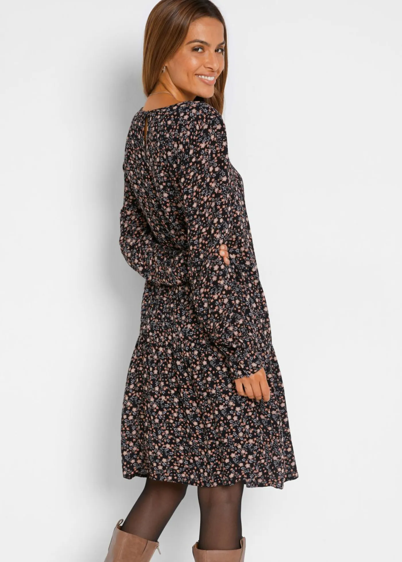 Outlet Vestido de viscosa fluida Mujer Vestidos