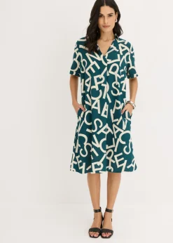 Outlet Vestido de viscosa fluida Mujer Vestidos