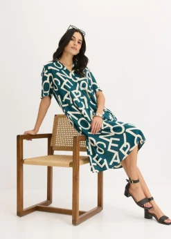 Outlet Vestido de viscosa fluida Mujer Vestidos