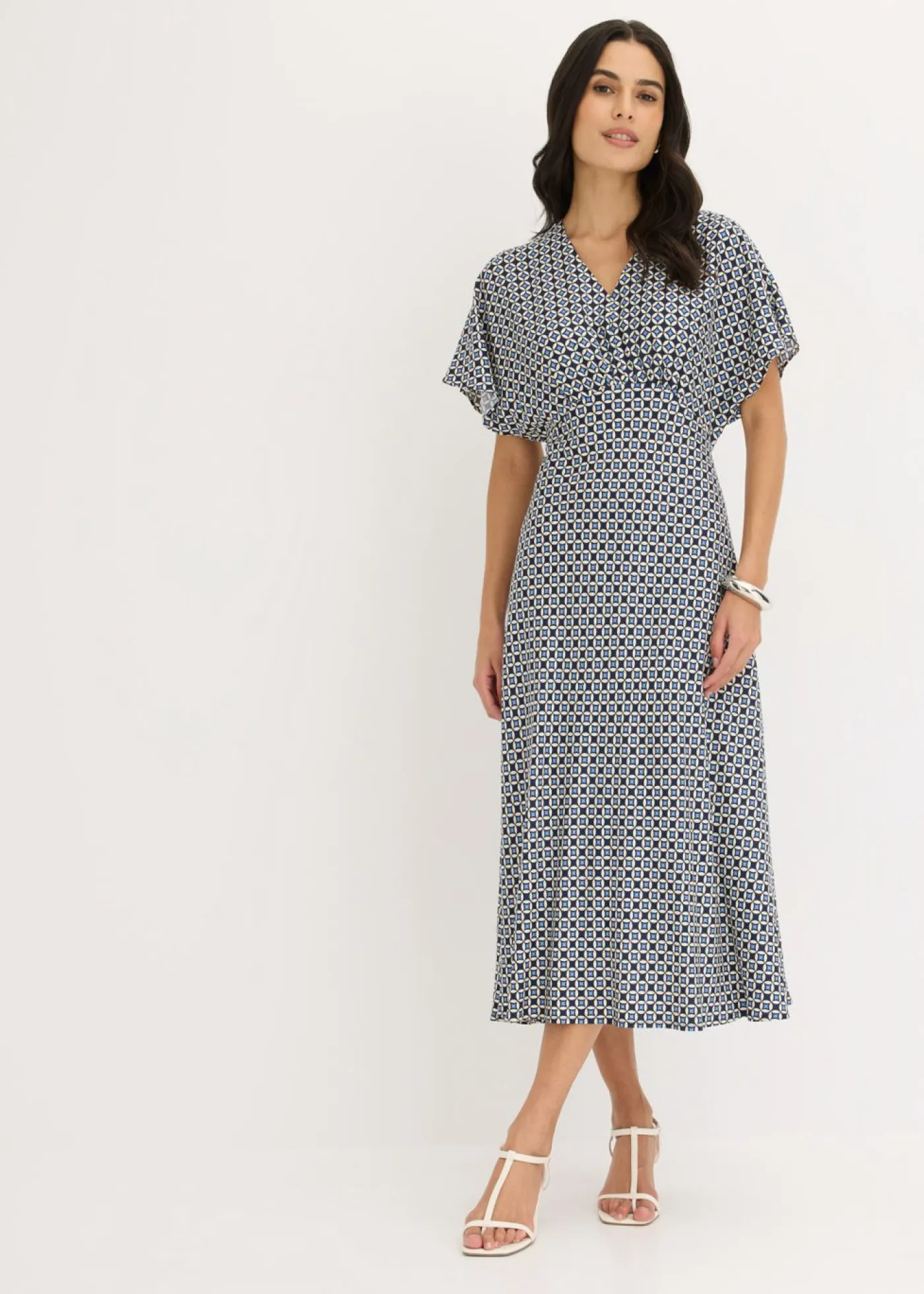 Vestido de viscosa fluida Mujer Vestidos