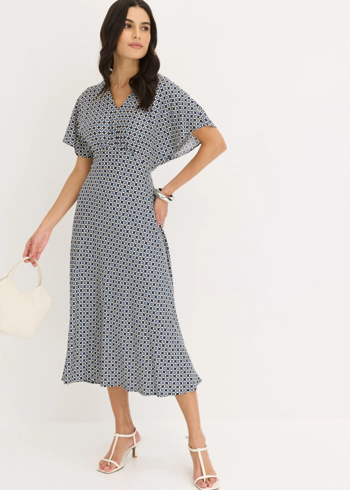 Vestido de viscosa fluida Mujer Vestidos