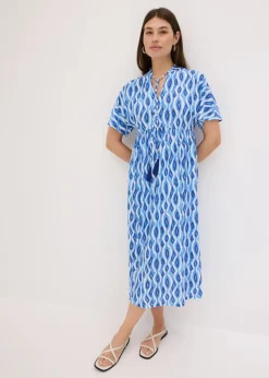 Outlet Vestido estampado con corte de túnica Mujer Vestidos