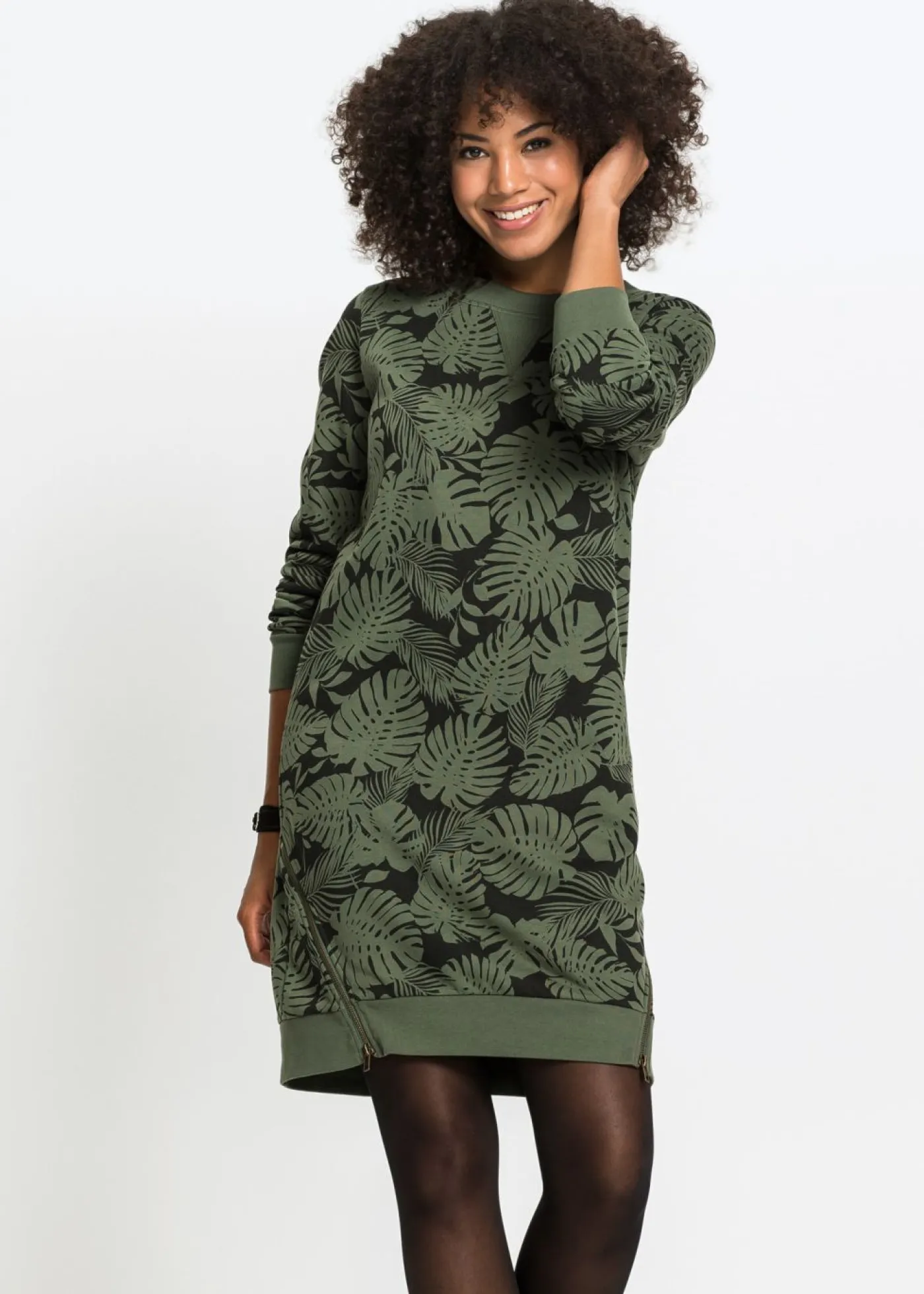 Online Vestido estampado tipo sudadera Mujer Ropa Cómoda|Vestidos