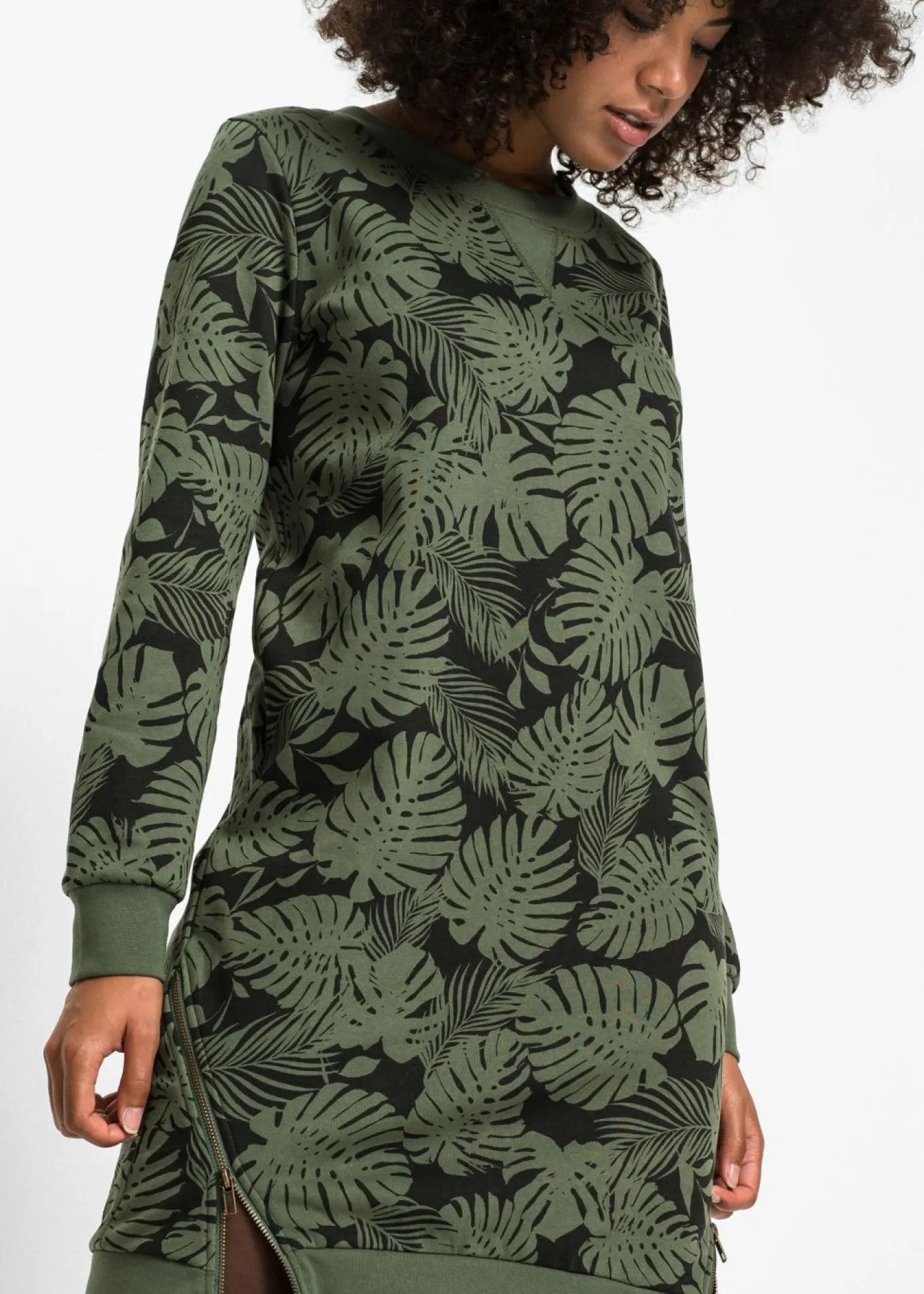 Online Vestido estampado tipo sudadera Mujer Ropa Cómoda|Vestidos