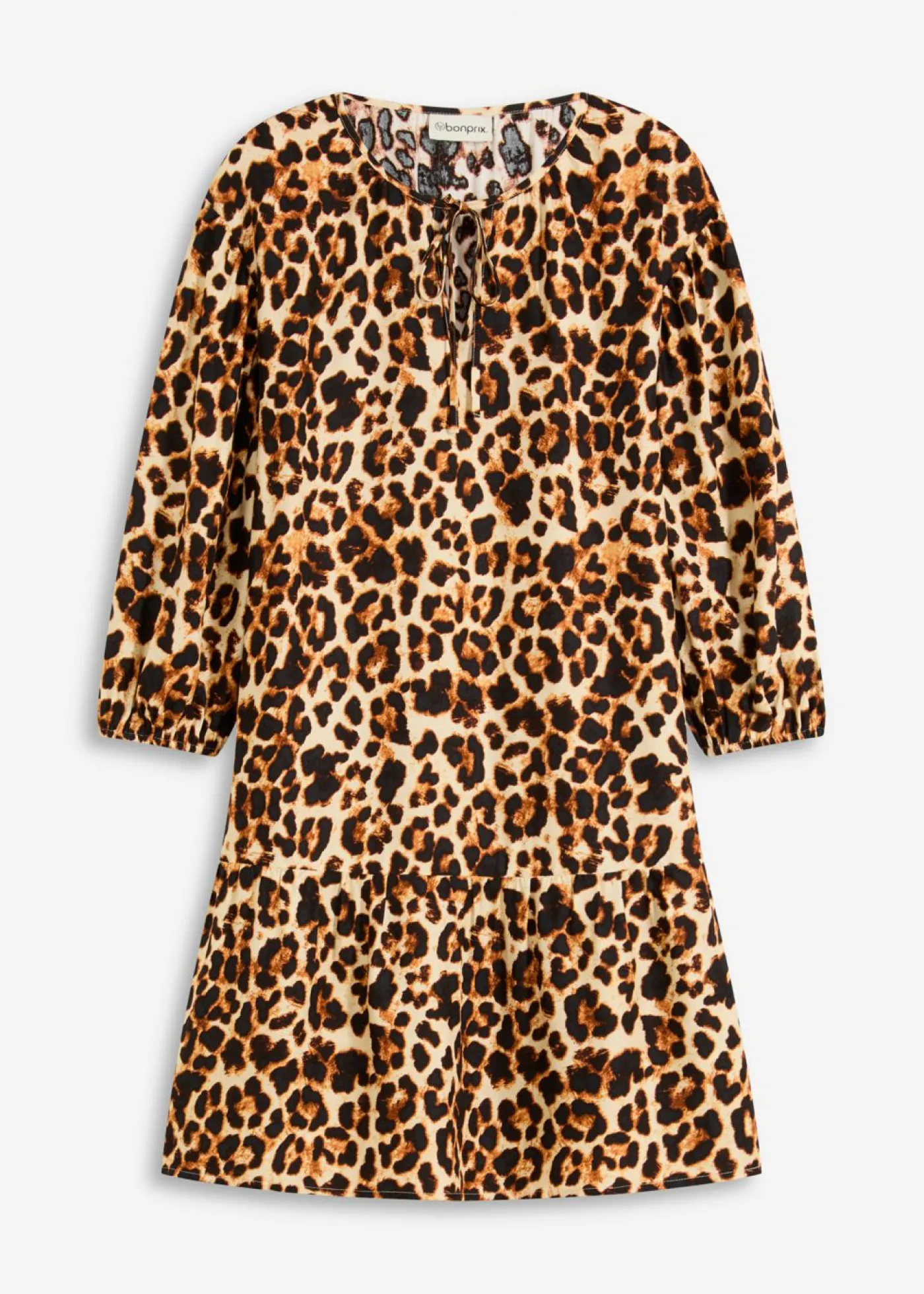 Online Vestido estampado tipo túnica de crepé estructurado Mujer Vestidos