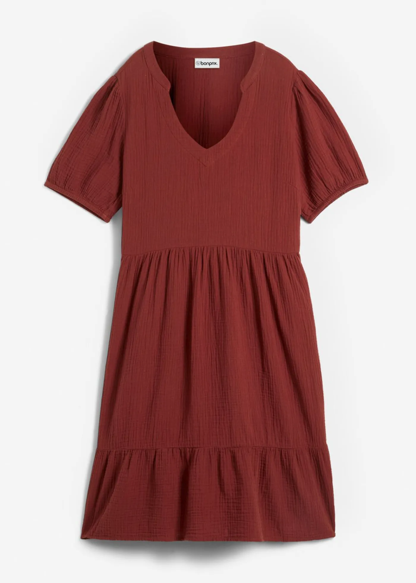 Best Vestido holgado de muselina de algodón Mujer Vestidos|Novedades