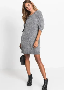 Outlet Vestido holgado de punto de chenilla Mujer Vestidos|Ropa De Punto
