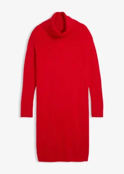 Best Vestido holgado de punto con cuello vuelto Mujer Vestidos|Ropa De Punto