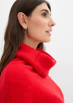 Best Vestido holgado de punto con cuello vuelto Mujer Vestidos|Ropa De Punto