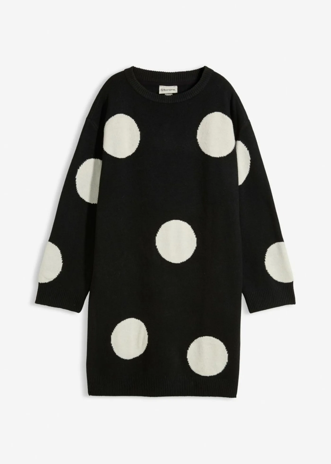 Clearance Vestido holgado de punto con lunares Mujer Vestidos|Ropa De Punto