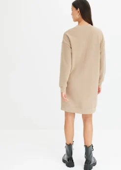 Clearance Vestido holgado tipo sudadera en suave mezcla de algodón Mujer Ropa Cómoda|Vestidos