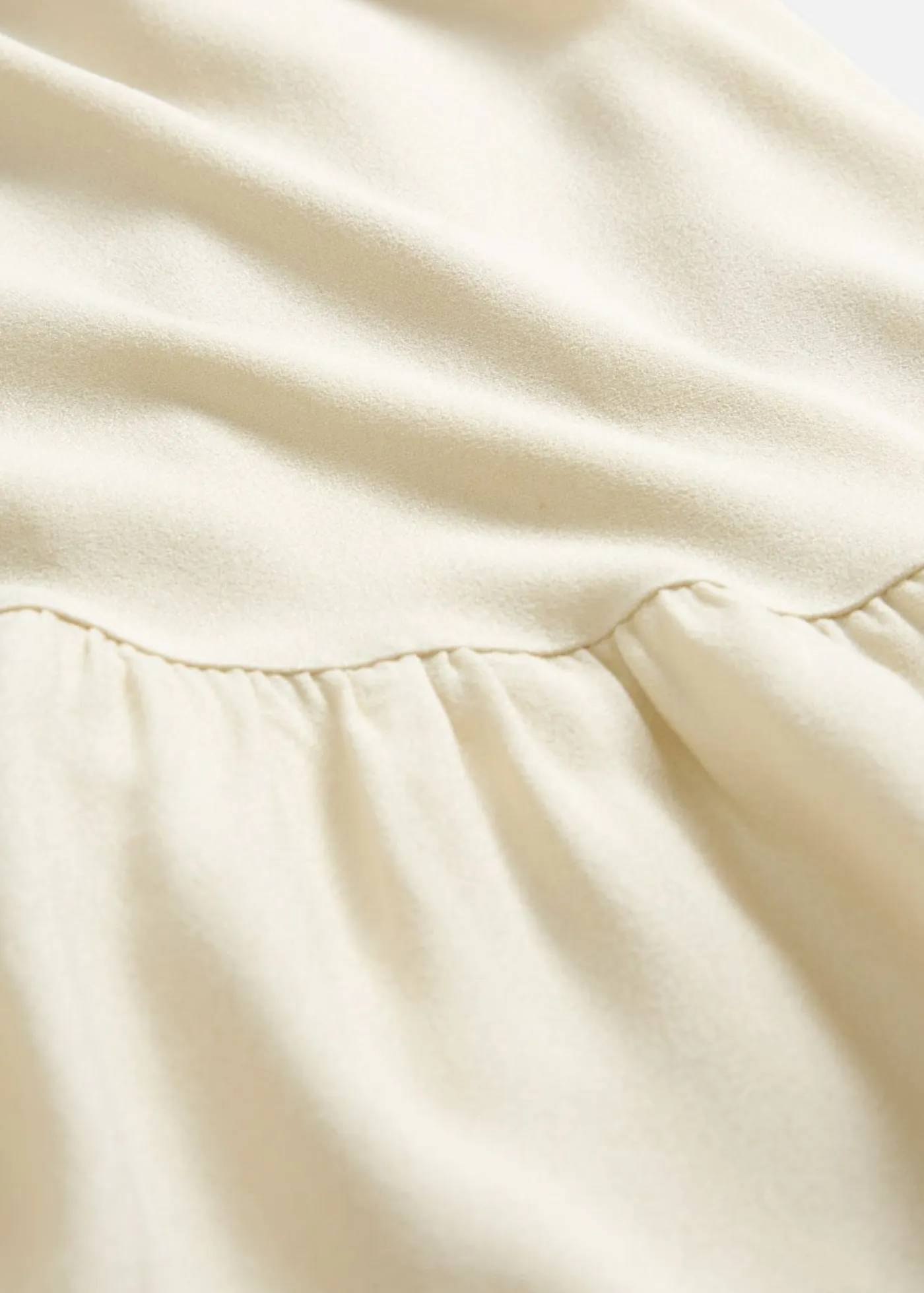Online Vestido largo a capas de viscosa fluida Mujer Vestidos