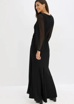 Online Vestido largo con aplicación de piedras brillantes Mujer Vestidos|Ropa Elegante