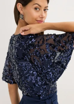 Clearance Vestido largo con bordado de lentejuelas Mujer Vestidos|Ropa Elegante