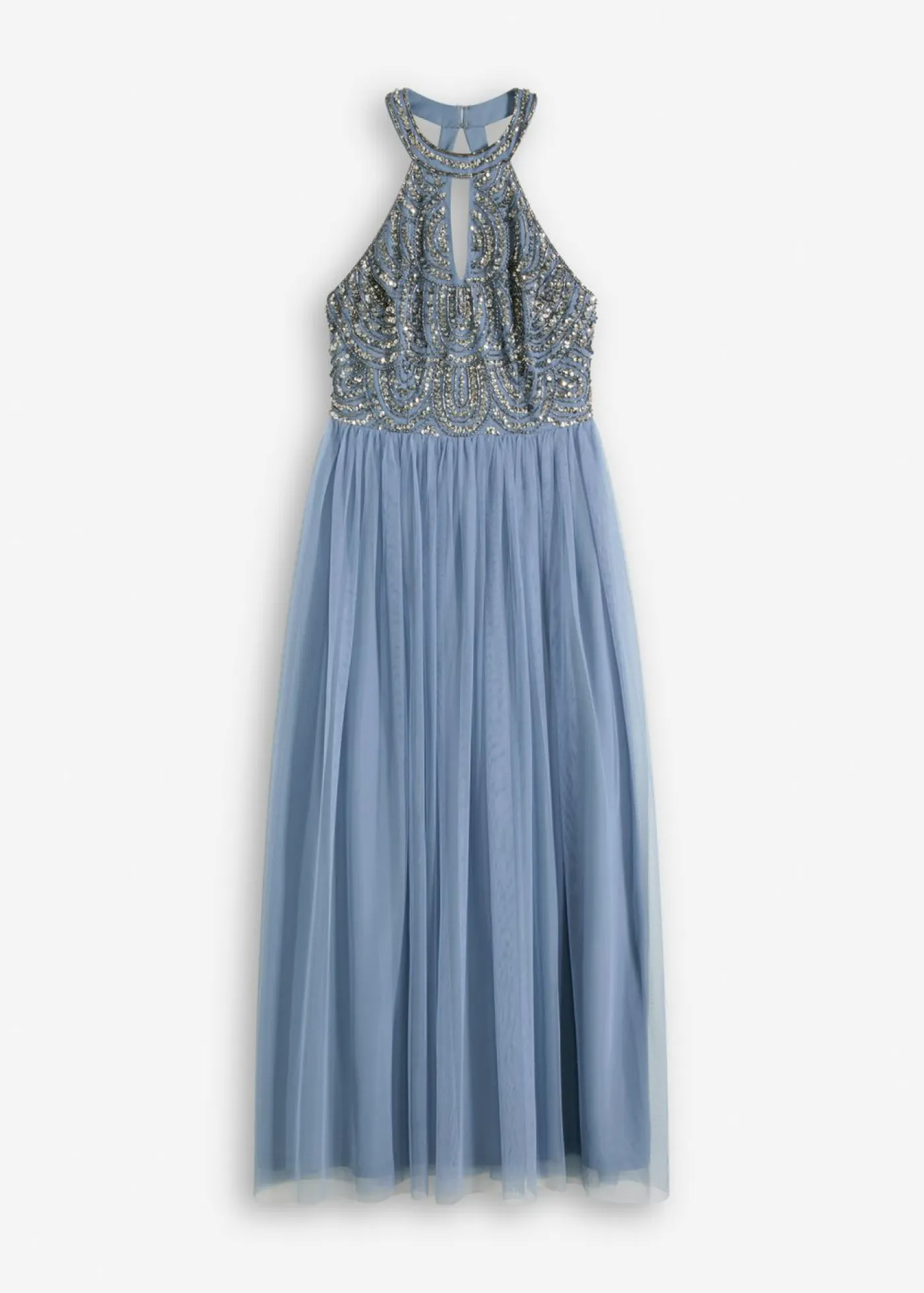 Best Vestido largo con bordado de lentejuelas Mujer Vestidos|Ropa Elegante