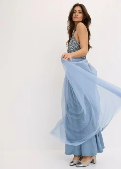 Best Vestido largo con bordado de lentejuelas Mujer Vestidos|Ropa Elegante