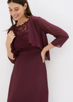 Outlet Vestido largo con encaje Mujer Vestidos|Tallas Pequeñas