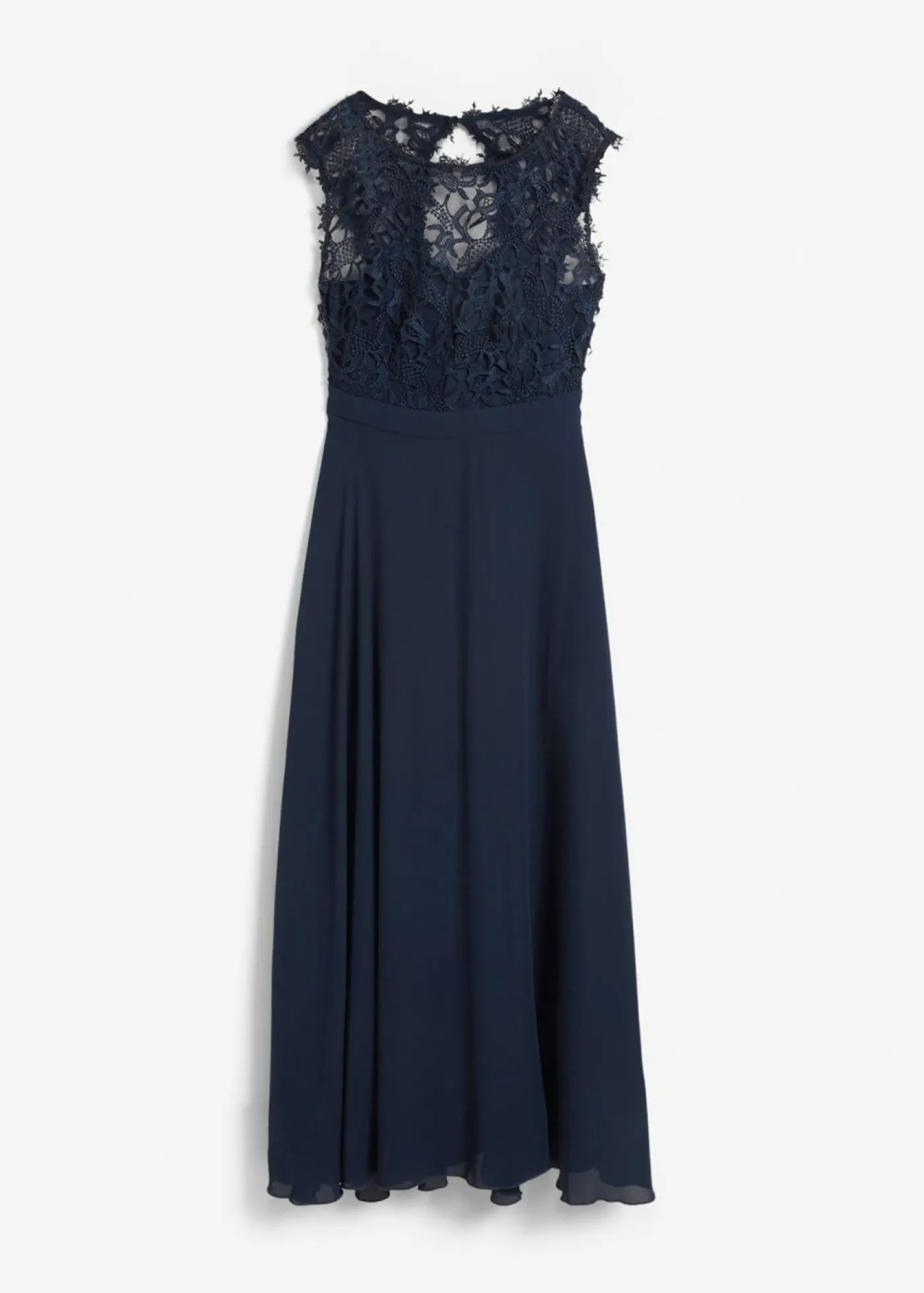 Sale Vestido largo con encaje Mujer Vestidos|Novedades