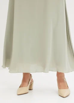 Sale Vestido largo con encaje Mujer Novedades
