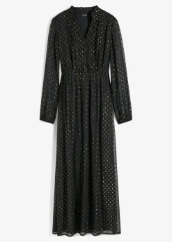 Outlet Vestido largo con piedras brillantes Mujer Vestidos