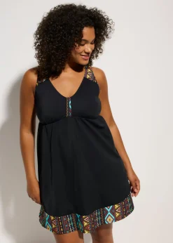 Vestido largo de baño de poliamida reciclada Mujer Trajes De Baño