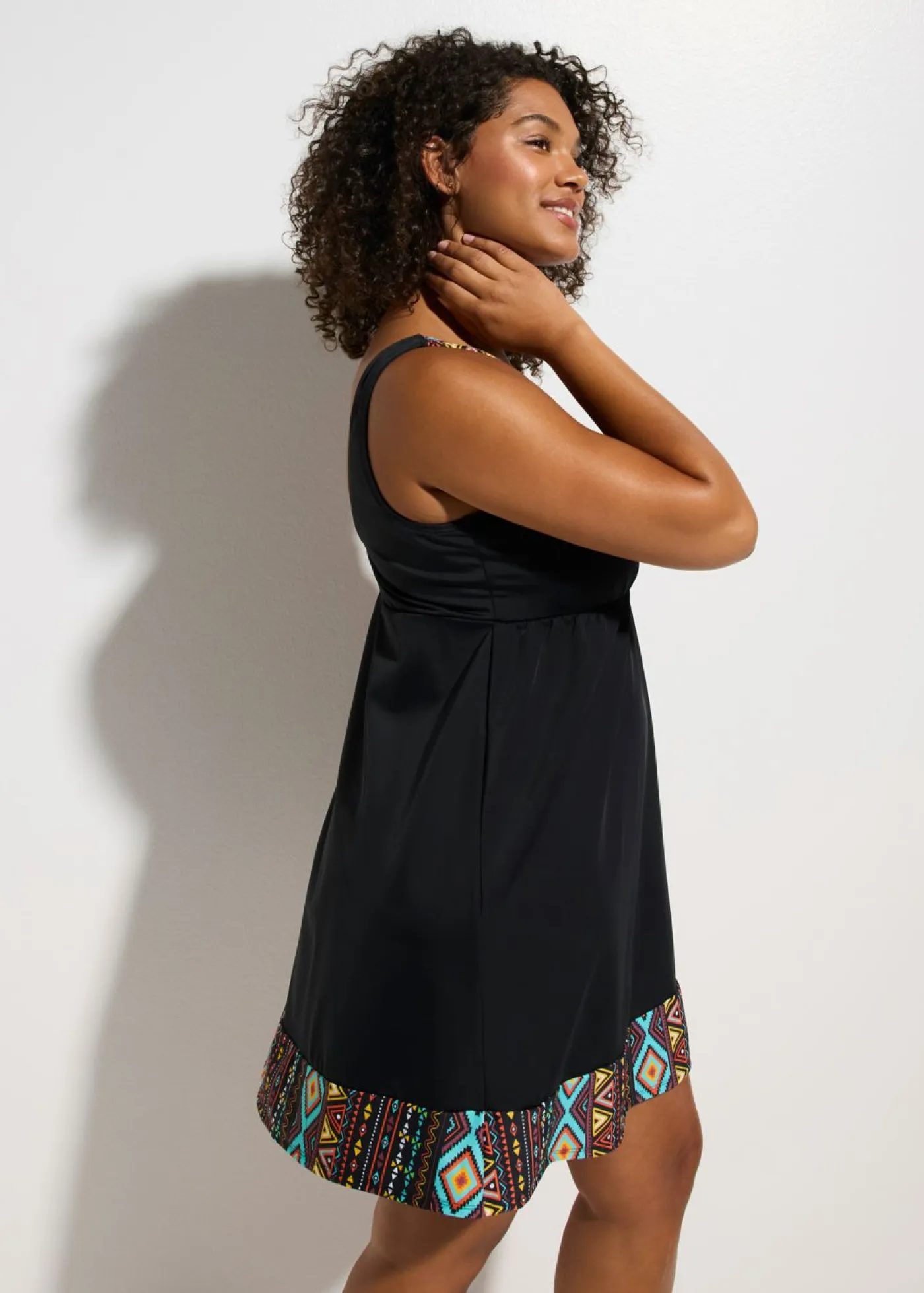 Vestido largo de baño de poliamida reciclada Mujer Trajes De Baño