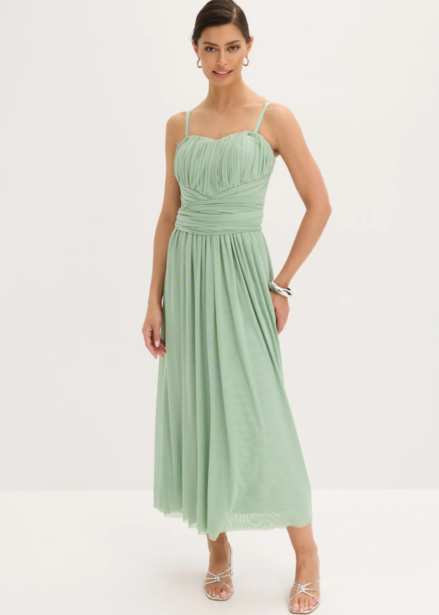 New Vestido largo de malla con diferentes variantes de uso Mujer Vestidos|Ropa Elegante